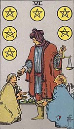 Archetypal Meaning of the Six of Pentacles Tarot Card