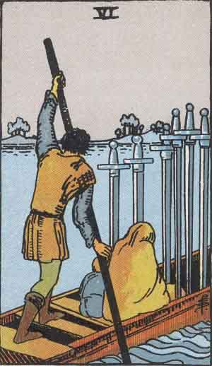 Archetypal Meaning of the Six of Swords Tarot Card